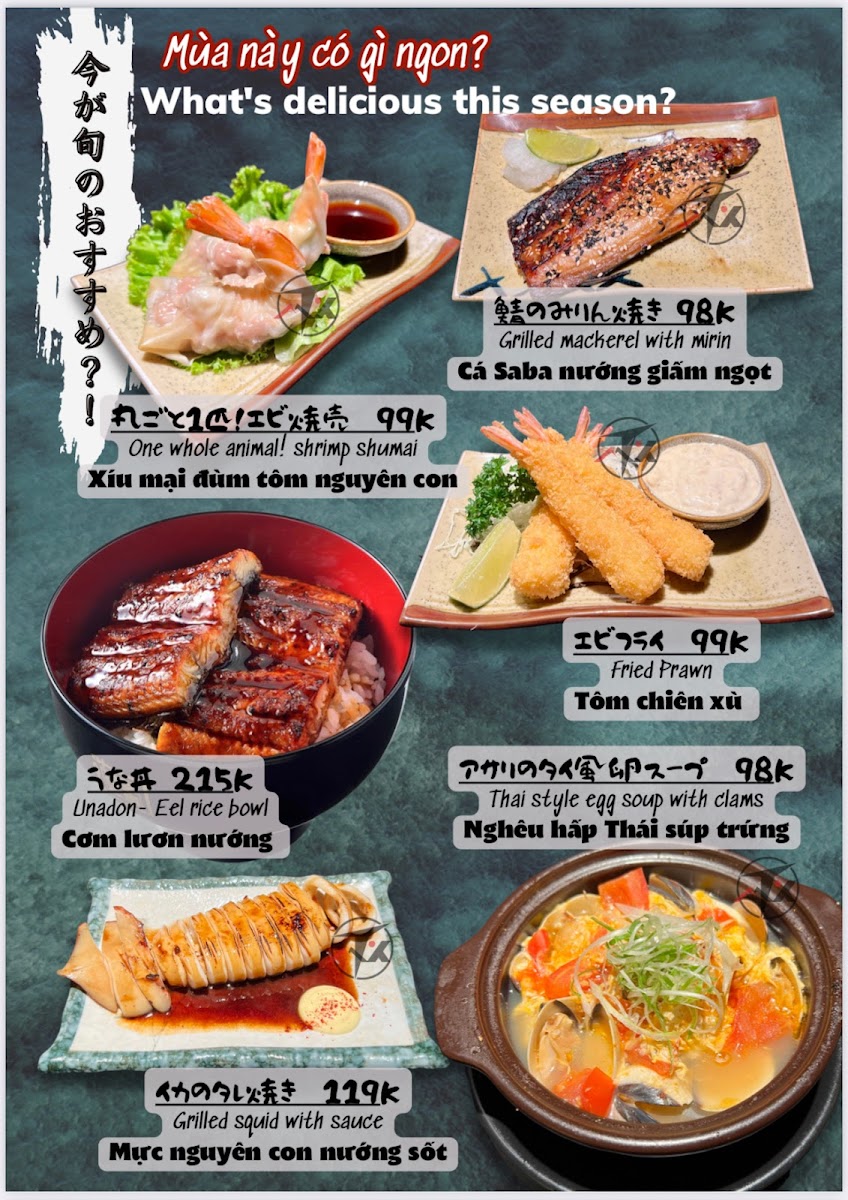 Menu Izakaya Matsuki Linh Lang-8